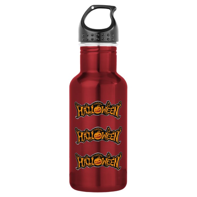 HALLOWEEN EDELSTAHLFLASCHE (Vorderseite)