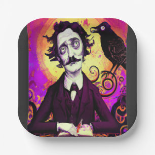 Halloween, Edgar Allen Poe, Raven, Nevermore Pappteller