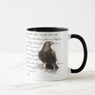 Halloween, Edgar Allen Poe, Raven, Nevermore Tasse