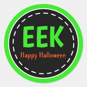 Halloween Eek Leckerei Party Stickers