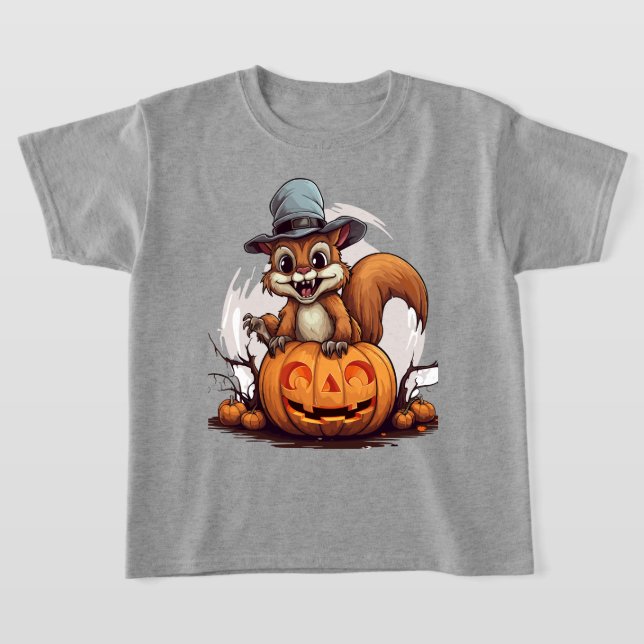 Halloween Eichhörnchen T-Shirt (Ablage )