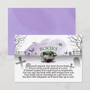 Halloween Ein Baby ist die Beilage des Buches Begleitkarte