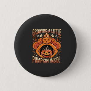 Halloween: Ein kleines Kürbisinnenleben wächst Sch Button