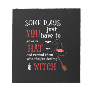 Halloween einige Tage, die du Geburtstag haben mus Notizblock