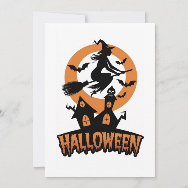 Halloween Einladung (Vorderseite)