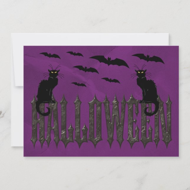 Halloween Einladung (Vorderseite)