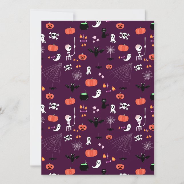 Halloween Einladung (Vorderseite)