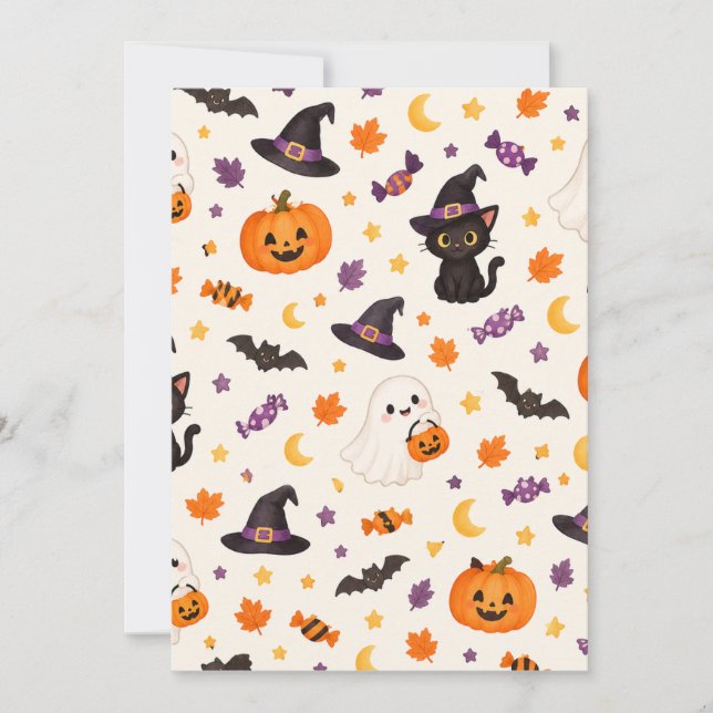Halloween Einladung (Vorderseite)