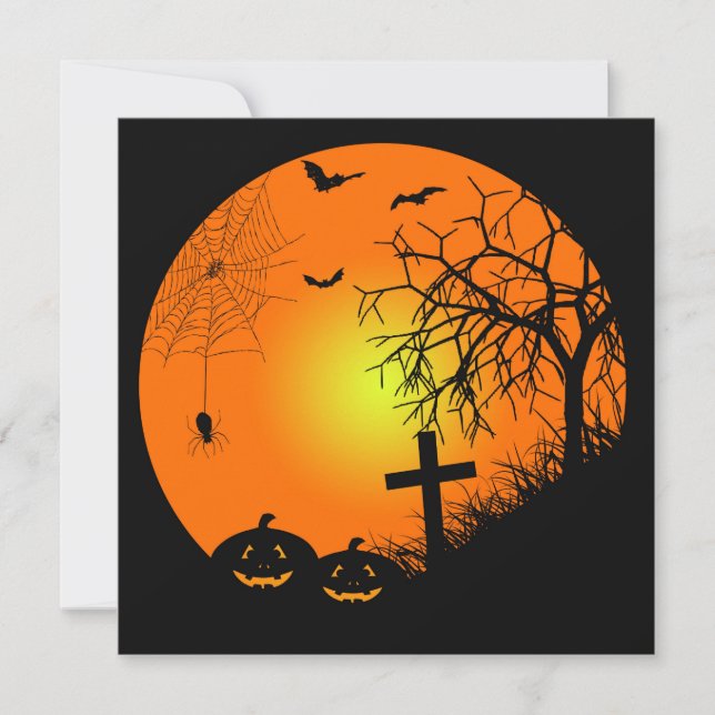 Halloween Einladung (Vorderseite)