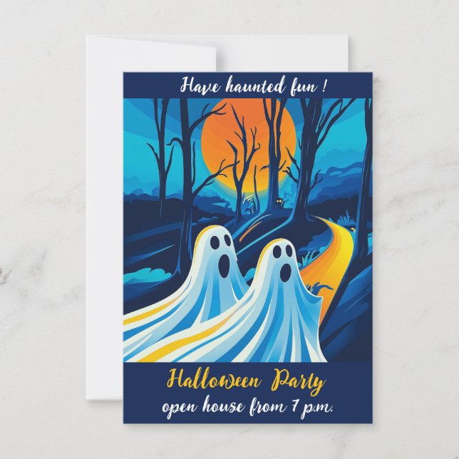 Halloween Einladung (Vorderseite)