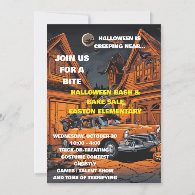 halloween einladung (Vorderseite)