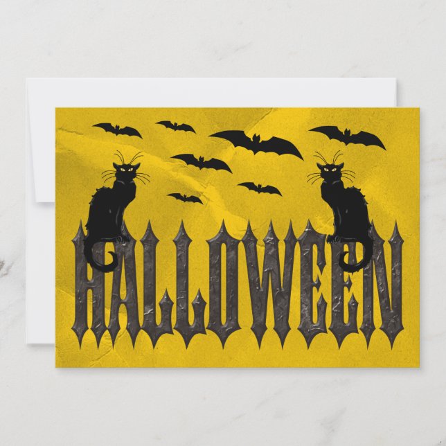 Halloween Einladung (Vorderseite)