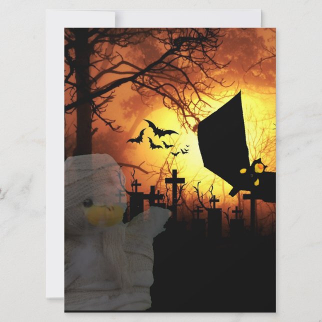 Halloween Einladung (Vorderseite)