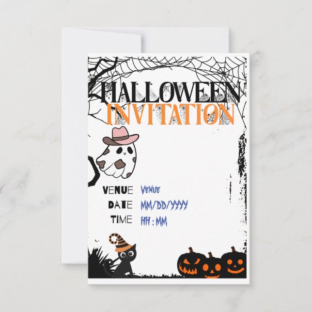 Halloween-Einladung 03 (Vorderseite)