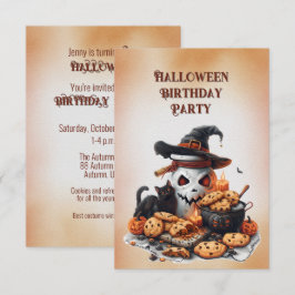 Halloween Einladung 8 Jahre alt
