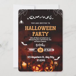 Halloween-Einladung Einladung