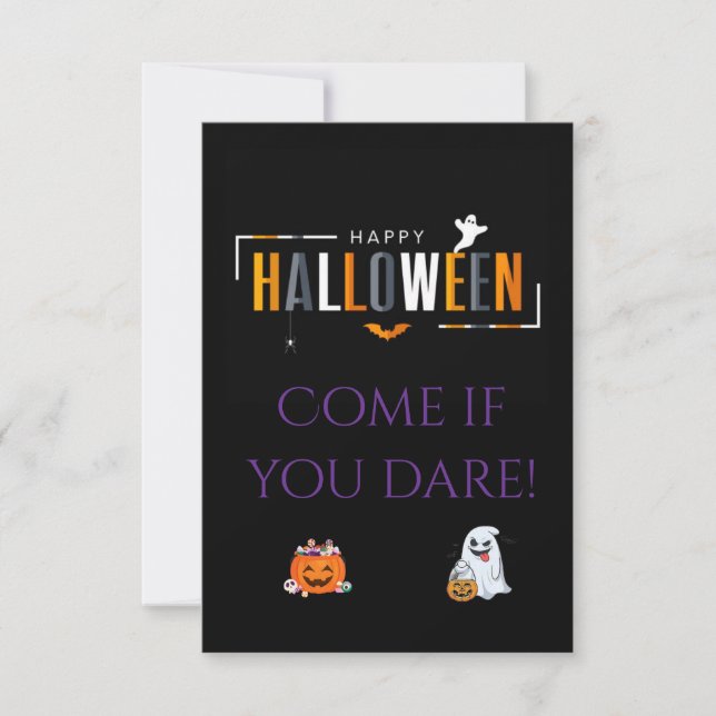 Halloween-Einladung Einladung (Vorderseite)
