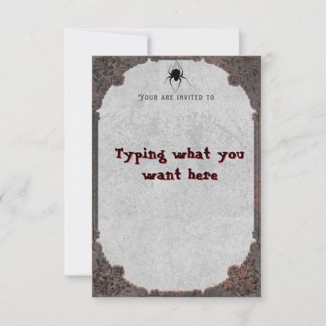 Halloween/Einladung Einladung (Vorderseite)