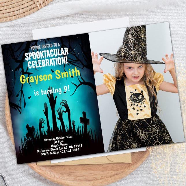 Halloween Einladungen mit Foto (Halloween Halloween Invitations with photo)