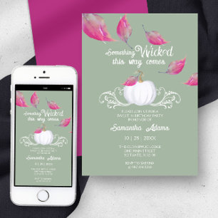 Halloween Einladungen Sweet 16 Geburtstagsparty Pi