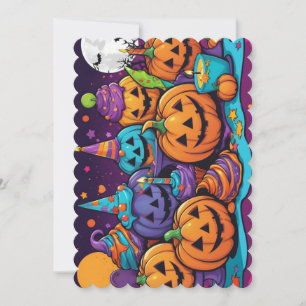Halloween-Einladungskarte Einladung