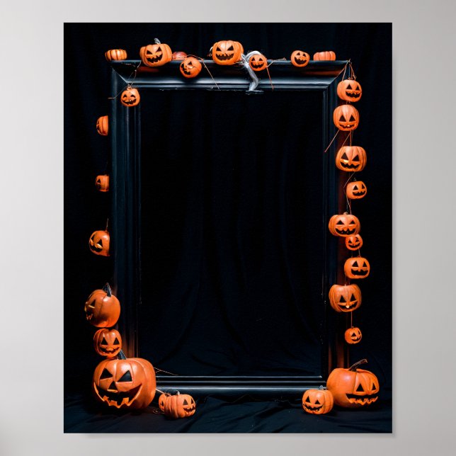 Halloween-Einladungsposter Nr. 1 Poster (Vorne)