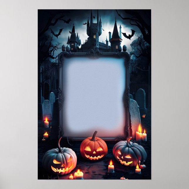 Halloween-Einladungsposter Nr. 1 Poster (Vorne)
