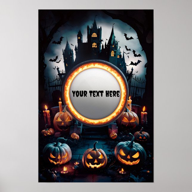 Halloween-Einladungsposter Nr. 6 Poster (Vorne)
