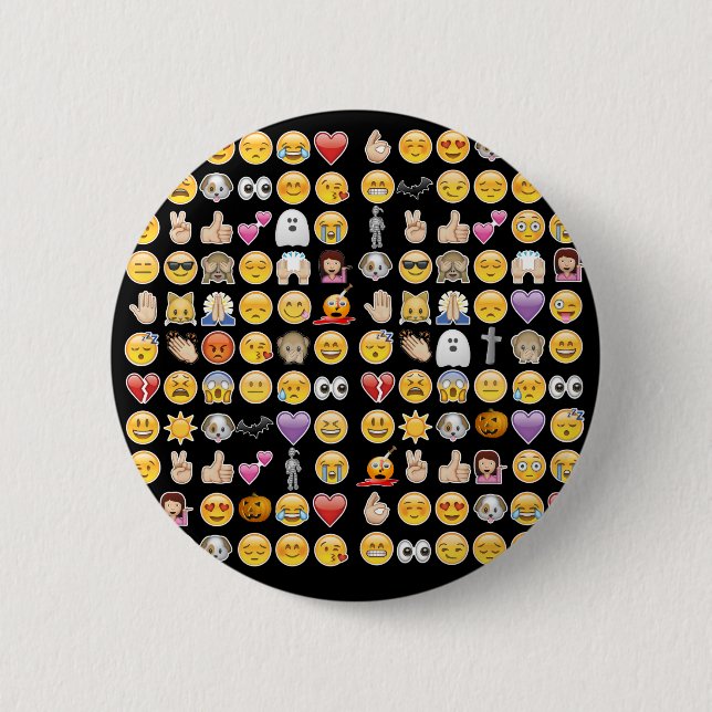 Halloween Emoji Button (Vorderseite)