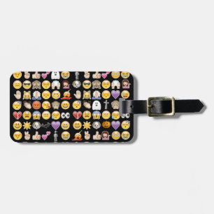 Halloween Emoji Gepäckanhänger