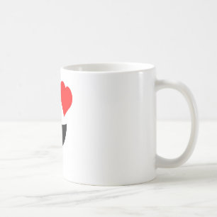 Halloween Emoji Kostüm Niedliches Herz Augen Gesic Kaffeetasse