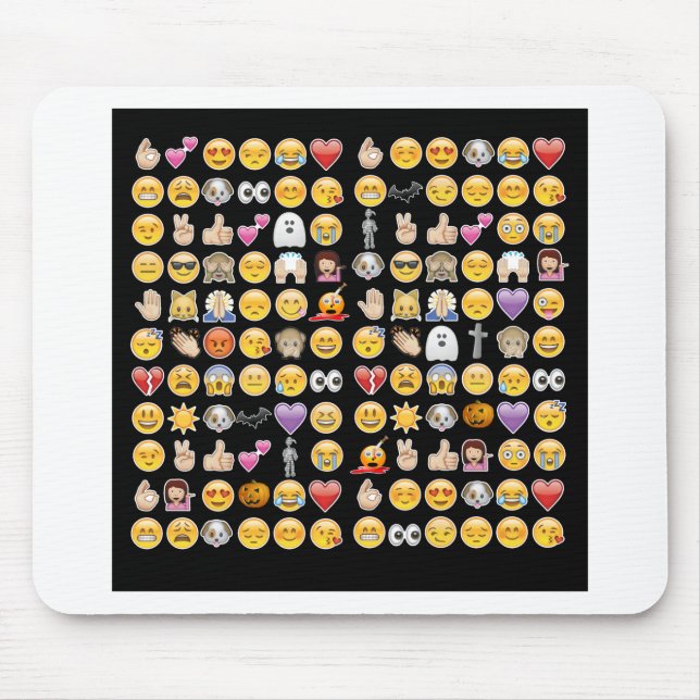 Halloween Emoji Mousepad (Vorne)