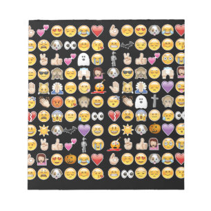 Halloween Emoji Notizblock