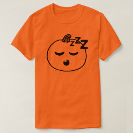 Halloween Emoji-Shirt-Kürbis-Schlafmoji-Lehrer T-Shirt