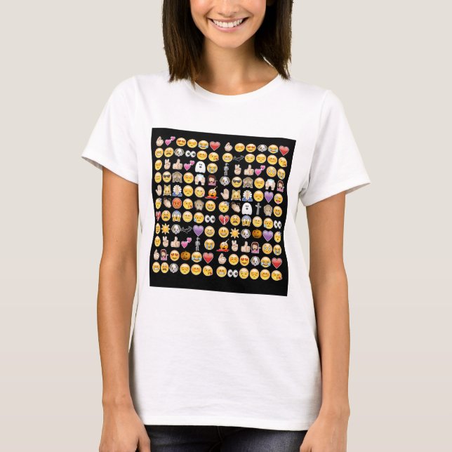 Halloween Emoji T-Shirt (Vorderseite)