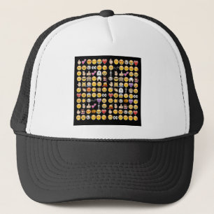Halloween Emoji Truckerkappe