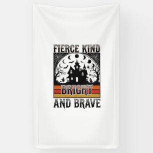 Halloween-Empowerment-Shirt Brave Vintage Hexen-D Banner