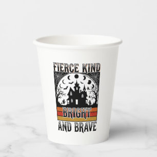 Halloween-Empowerment-Shirt Brave Vintage Hexen-D Pappbecher