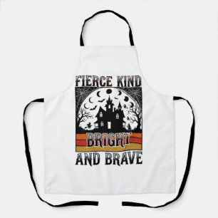 Halloween-Empowerment-Shirt Brave Vintage Hexen-D Schürze
