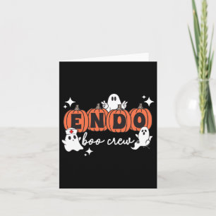 Halloween Endo Crew Ghosts Pumpkin Endo Nurse Squa Karte