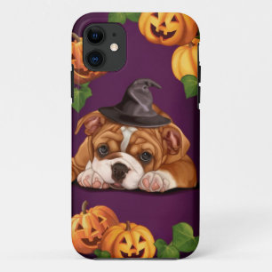 Halloween-Englisch-Bulldogge iPhone 11 Hülle