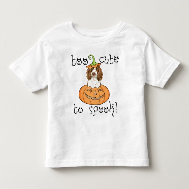 Halloween English Springer Spanier T - Shirt (Vorderseite)