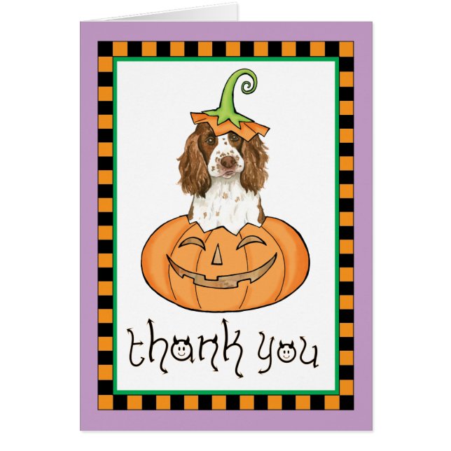 Halloween English Springer Vielen Dank (Vorne)