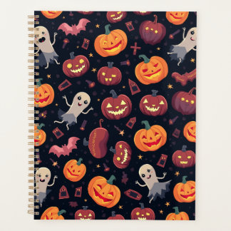 Halloween-Entwurfsnotizen Planer