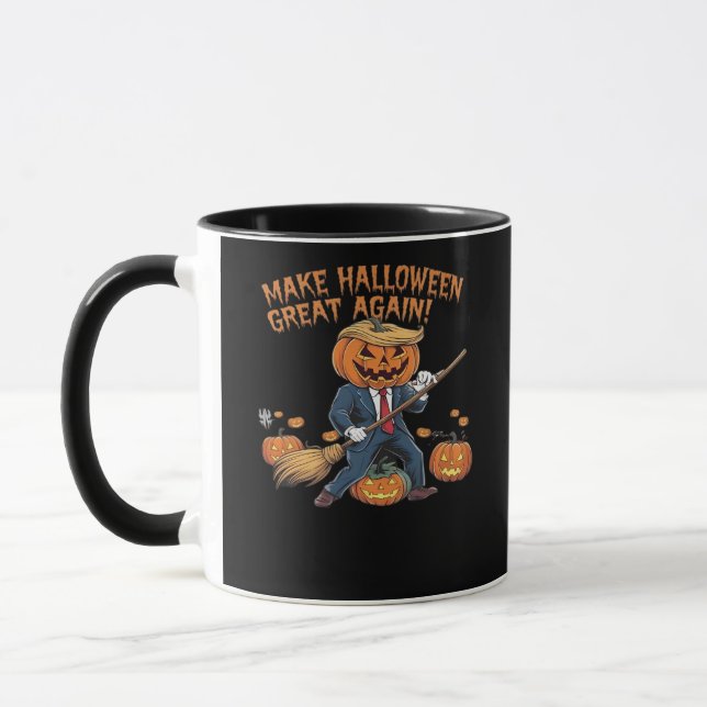 Halloween erneut großartig machen - unheimliches H Tasse (Links)