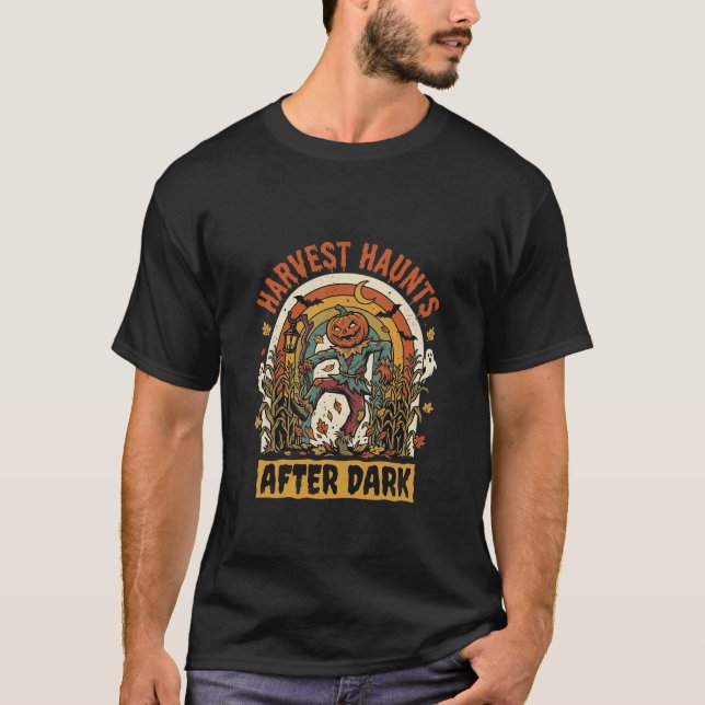 Halloween Ernte nach Mitternacht T-Shirt (Vorderseite)