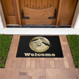 Halloween Ernte Vollmond- und Nachtflieger Fußmatte