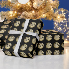 Halloween Ernte Vollmond- und Nachtflieger Geschenkpapier