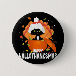 Halloween-Erntedank Button