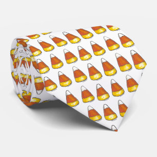 Halloween Erntedank Candy Corn Necktie Krawatte
